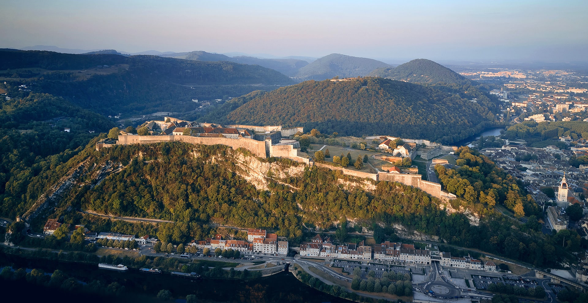 Besançon Citadel - Vauban fortress listed as a UNESCO World Heritage Site