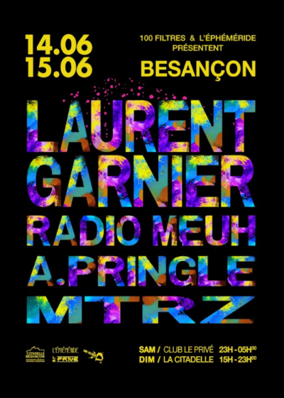 Open Air à la Citadelle – Laurent Garnier, Radio Meuh & MTRZ